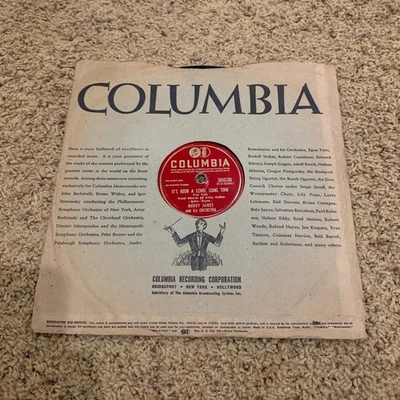 Jazz Music 78 Record Its Been A Long Long Time Harry James Avengers Endgame VG Foto 1 de 3