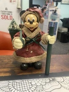 Disney Mickey Mouse Santa Table Piece Christmas 8" - Picture 1 of 6
