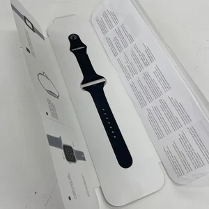 Apple Watch - Bracelet sport minuit authentique OEM 45mm 3L113AM/A - S/M - Photo 1 sur 6