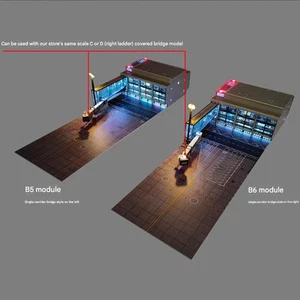 1/200 Airplane Airport Module Terminal Apron Model with Lighting9V20 - Picture 1 of 21