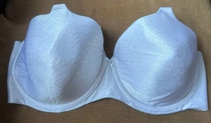 Vanity Fair Bra 42D T-Shirt Bra 76345 beauty Back Full Figure White Underwire - Picture 1 of 8