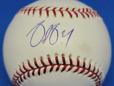 DELMON YOUNG RAWLINGS OFICIAL AUTOGRAFIADO FIRMADO BÉISBOL MLB  Foto 1 de 4