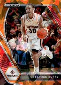 2021 Panini Prizm Draft Picks #56 Stephen Curry Orange Ice - Picture 1 of 2