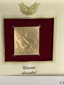 Autorisierter Goldstempel Replik Zirkus Aerialist 6. April 1993 - Bild 1 von 3