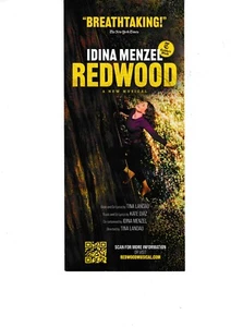 Redwood Idina Menzel Broadway Play promo pubblicità pezzo 4" x 9" - Foto 1 di 2