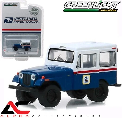 Jeep DJ-5 1971 GREENLIGHT 29998 1:64 SERVICIO POSTAL DE ESTADOS UNIDOS USPS Foto 1 de 1
