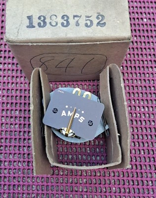 1951 DeSoto Deluxe Custom S15 NOS MoPar Instrument Cluster AMP GAUGE AMMETER - Image 1 of 2