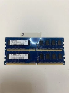 ELPIDA 2GB (2x1GB Each) 1Rx8 PC2–6400U-666 - Picture 1 of 3