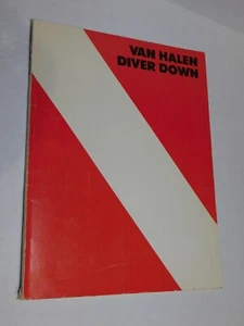 Van Halen Diver Down Sheet Music Book 1982 Pictures Guitar VTG Man Cave - Picture 1 of 11