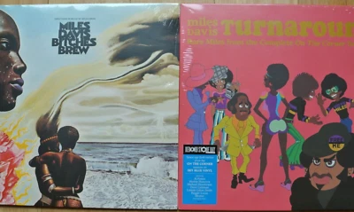 MILES DAVIS Bitches Brew 2-LP 180g Vinyl Gate + Turnaround LP RSD Ltd Sky Blue - Image 1 of 4