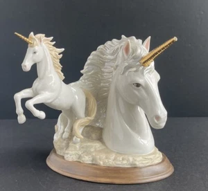 2003 Unicorn Porcelain Figurine "Magic Of Love" Limited Ed. - Bradford Exchange  - Picture 1 of 18