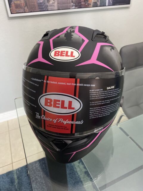 BELL Qualifier Rebel matte black pink, Casque moto femme