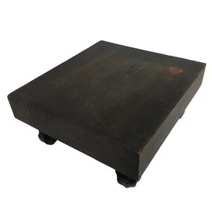 Japanese Wooden Go Board Vtg Igo Game Table Goban Leg Heso 19X19 Grid GB94 - Picture 1 of 10