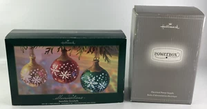 Hallmark 2005 Illuminations Copo de Nieve Bolas de Nieve con Caja Eléctrica NUEVO - Imagen 1 de 4