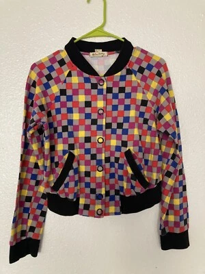 CHAQUETA BOTÓN BOLSILLO A PRESIÓN SUÉTER ROCKABILLY Talla L Juniors Foto 1 de 4