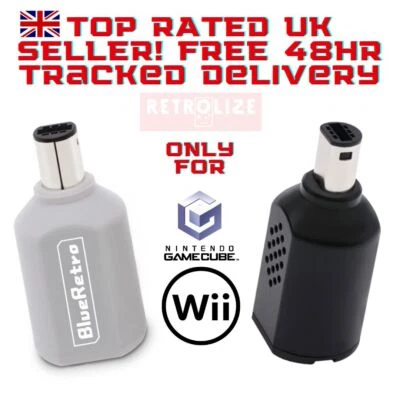 BlueRetro Wii Gamecube Wireless Bluetooth Receiver Blue Retro UK - Image 1 of 4