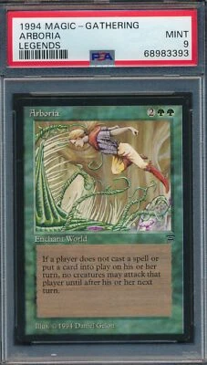 Legends Arboria PSA 9 Graded Magic MTG (3393) -magicgraders- - Image 1 of 3