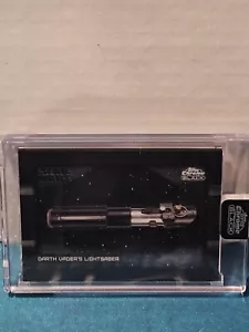 2024 Topps Chrome Black Star Wars Darth Vader's Lightsaber #DD-17 - Picture 1 of 2