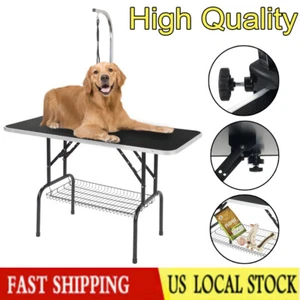 32"/48''Comfort Pet Grooming Heavy Table with Clamp Adjustable Arm for Dog Cat - Picture 1 of 32