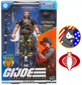 Figura Hasbro Recondo Tiger Force Variant - Serie Clasificada GI JOE - 6 pulgadas - Imagen 1 de 4