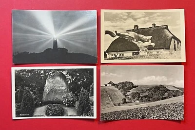 4 x Foto AK HIDDENSEE 1957/64 Leuchtturm, Kloster und Vitte auf Rügen   ( 133313 - Bild 1 von 2