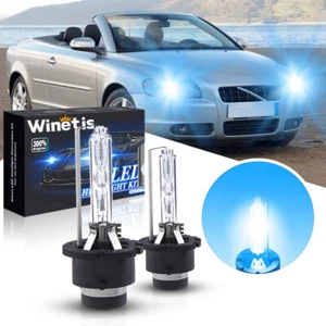 8000K D2S HID Xenon Low Beam Headlight Replacement Bulbs For 2006-2013 Volvo C70 - Bild 1 von 7
