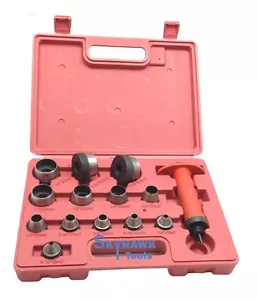 13 IN1 HOLLOW PUNCH Set Tool Leather Gasket Cutter Rubber Cutter Plastic Fiber - Foto 1 di 1