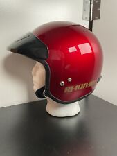 Vintage Shoei RJ-101V Red Open Face Motorcycle Helmet M 7 1/8-7 1/4