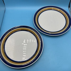 Noritake China PRIMASTONE PACIFICA 8307 Blue Dinner Plates Set Of 2 - Picture 1 of 7