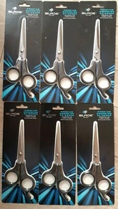 6 Pack Blade for Men Premium Grooming scissors designed for Large hand Stainless - Picture 1 of 2