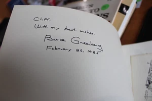 Greenberg's Price Guide to Lionel Trains 1945-1969, 1984, signed, letter, (129) - Picture 1 of 3