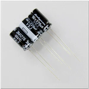 20Pcs/200pcs Rubycon YXJ series 220uF/16V220uF audio Capacitor 6.3x11mm 105℃ - Picture 1 of 2