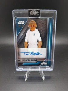 Admiral Ackbar AUTO /50 STAR WARS Chrome Black TOPPS - Bild 1 von 1