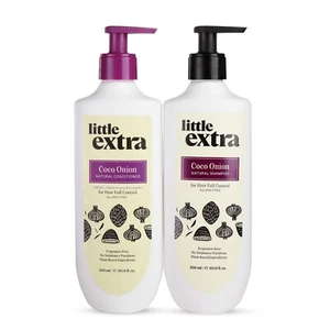 Little Extra Coco Onion Shampoo With Conditioner Combo Pack 300ml+300ml - Picture 1 of 7