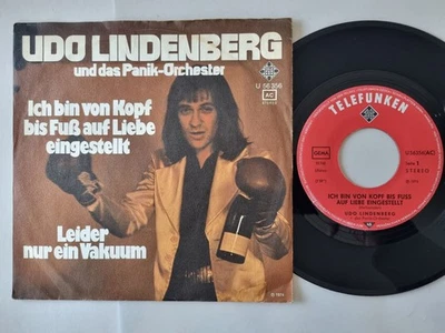 Udo Lindenberg - Ich bin von Kopf bis Fuss auf Liebe eingestellt 7'' Vinyl - Image 1 of 4