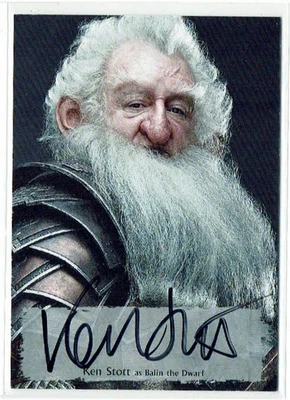 The Hobbit The Battle of the Five Armies Autograph Ken Stott as Balin The Dwarf - Image 1 of 4