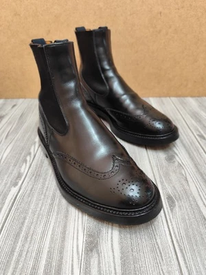 TRICKER'S HENRY CHELSEA BOOTS IN PELLE NERA UK 9 FIT 5 - OTTIME CONDIZIONI - Imagen 1 de 4