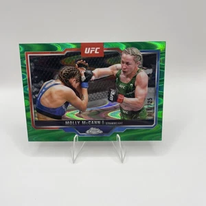 MOLLY MCCANN 2025 TOPPS CHROME UFC GREEN LAVA REFRACTOR SP /125 - Picture 1 of 2