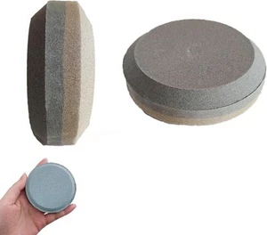 Axe Sharpening Stone, Puck Dual Grit Hatchet Sharpening Stone, Knife and Machete - Picture 1 of 7