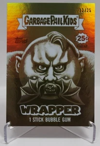 2025 Garbage Pail Kids Oh The Horrible Horror-Ible Wave 4 GOLD Wrapper #16 12/25 - Picture 1 of 2