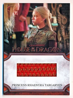 House of the Dragon Season 1 Princess Rhaenyra Targaryen Relic Cards #RC48 - Image 1 of 2
