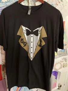 Million Dollar Man Ted Dibiase Mens Black Tuxedo Men's XL T-Shirt - Picture 1 of 3