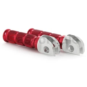 Pink-Red Anodized Front Foot Pegs Motorcycle Rider Rest for Kawasaki Ninja ZX-R - Picture 1 of 5