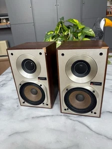 Technics SB-X01 Kompakt Stereo Lautsprecher Paar 6Ω 50W Made in Japan getestet funktioniert - Bild 1 von 9