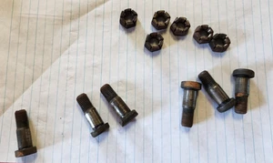 3.) F162/F163 FLYWHEEL STUDS AND NUTS FULL SET USED - Picture 1 of 1
