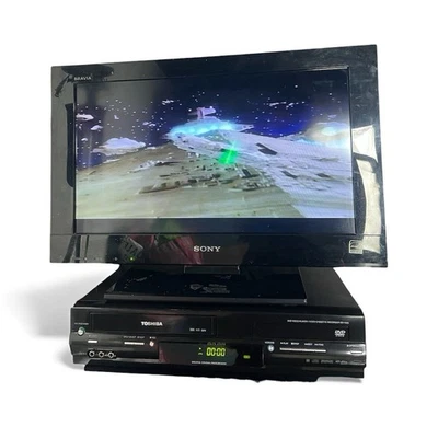 Toshiba SD-V295KU DVD/VCR Player Combo Tested & Works No Remote - Image 1 of 4