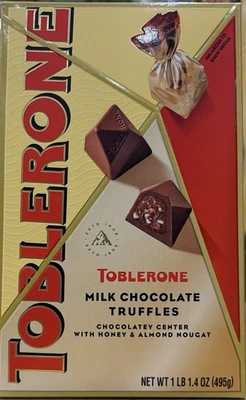 Toblerone Trufa de Chocolate con Leche con Turrón de Miel y Almendra 2 Cajas Foto 1 de 3