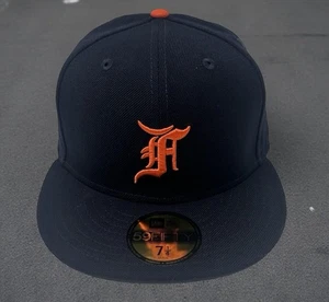 Detroit Tigers Fear of God New Era Hat Cap Fitted Mens 7 1/4 Navy Wool Collab - Picture 1 of 15