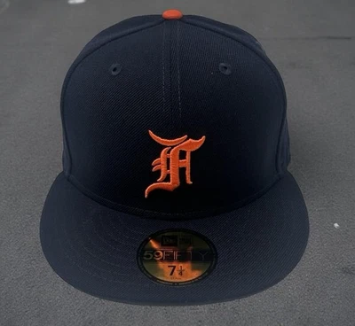 Detroit Tigers Fear of God New Era Hat Cap Fitted Mens 7 1/4 Navy Wool Collab - Image 1 of 4