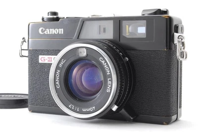 【FOR PARTS】CANON Canonet QL17 GIII Black 35mm Film Camera - Image 1 of 4